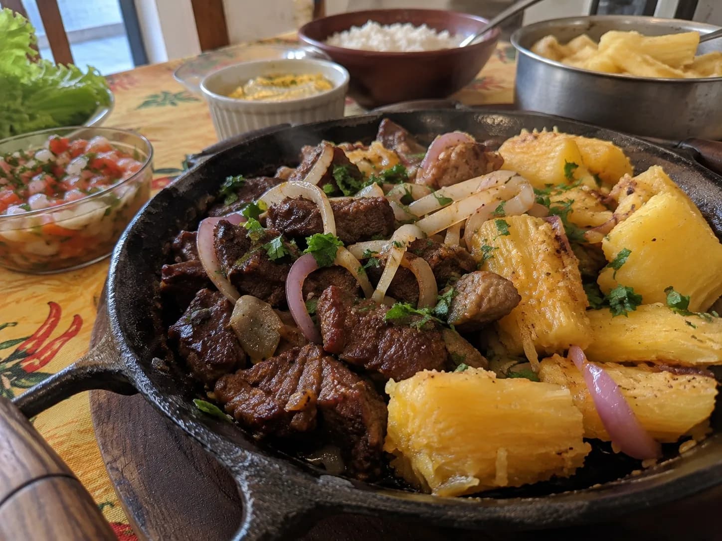 Carne de Sol com Mandioca