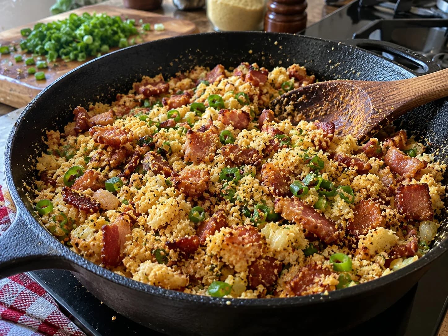 Farofa Crocante de Bacon