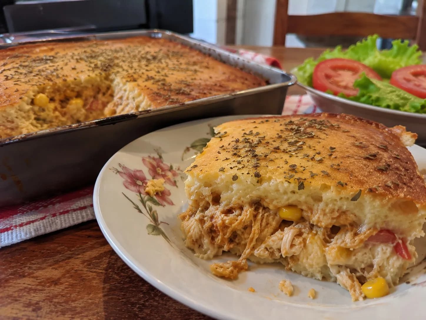 Torta de Frango Cremosa