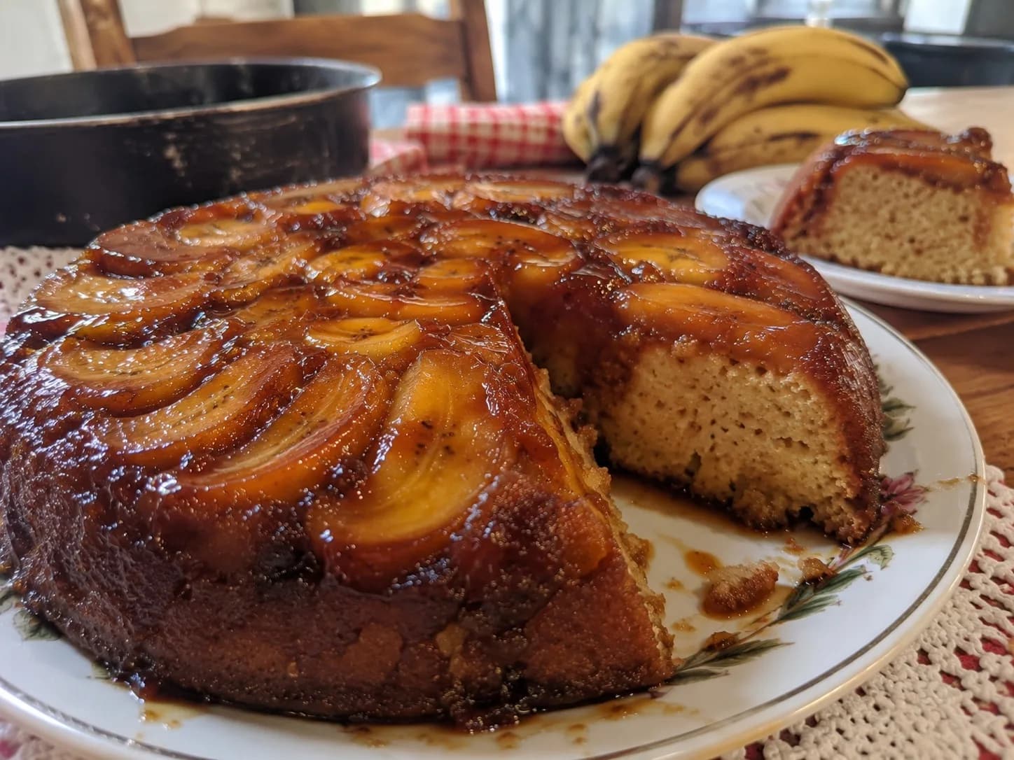 Bolo de Banana Caramelizado
