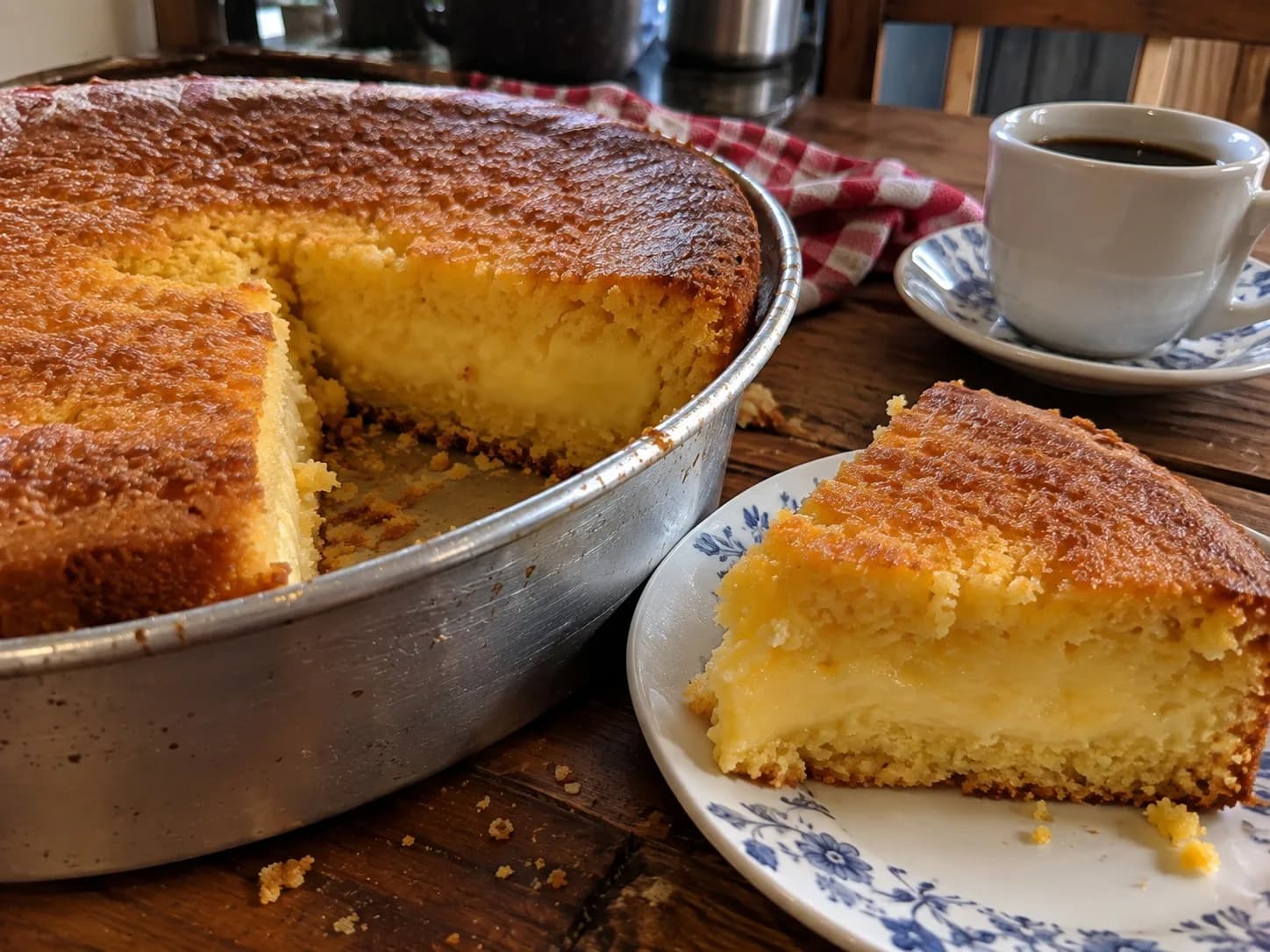 Bolo de Fubá Cremoso